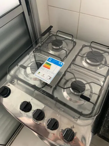 Fogão Inox Cônsul seminovo