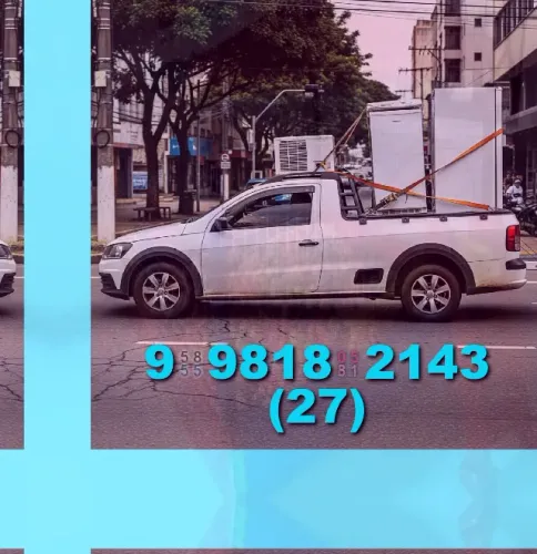 Frete rápido em carro aberto para toda a cidade, melhor preço garantido
