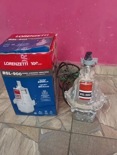 Bomba submersa vibratória BSL 900 Lorenzetti 