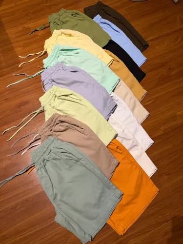 SHORT DE SARJA ESTONADO LISO ÓTIMA QUALIDADE E PREÇO JUSTO