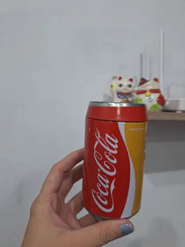 Cofre de metal coca cola copa do mundo colecionável