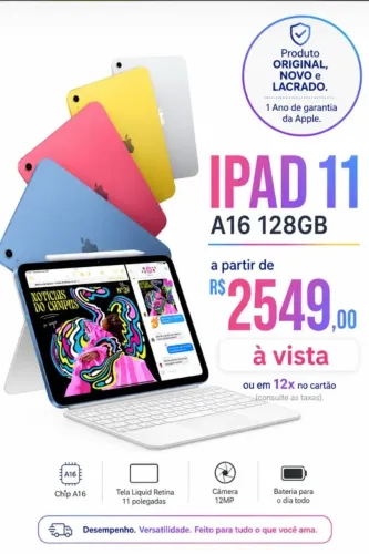 Ipad 11 - A16 - 128 Gb