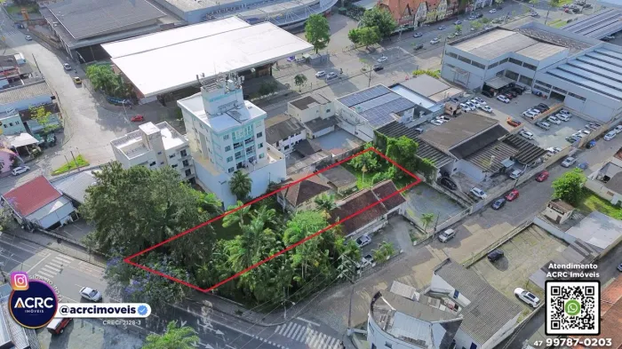 ACRC Imóveis - TE01286 - Terreno com um total de 1.651m² a Venda no Bairro Velha