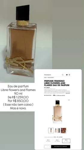 Perfume Libre Flowers and Flames