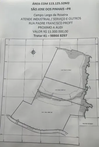 Área INDUSTRIAL CAMPO LARGO DA ROSEIRA - São José dos Pinhais - PR