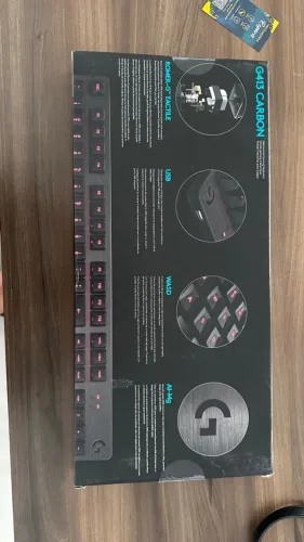 Teclado Mecânico Gamer Logitech G413 Carbon (Layout Inglês/US)