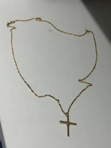 CORDÃO DE OURO 18K + PINGENTE - TEM NF