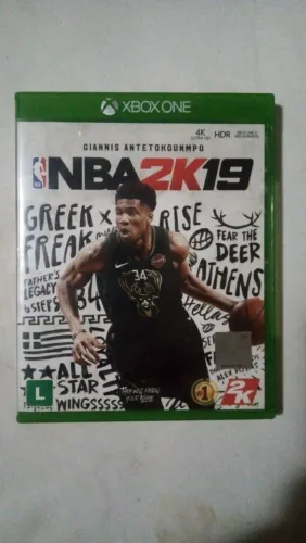 XBOX ONE JOGO TOP NBA NOVO COM MANUAL E NOTA FISCAL 