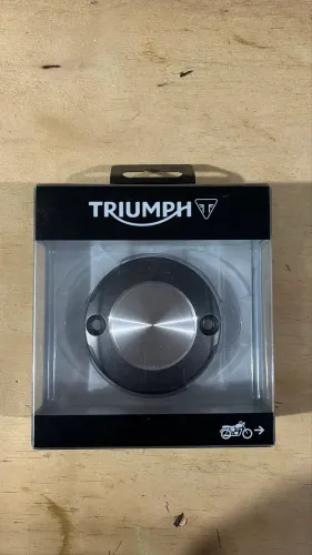 Tampa emblema motor Triumph Bonneville