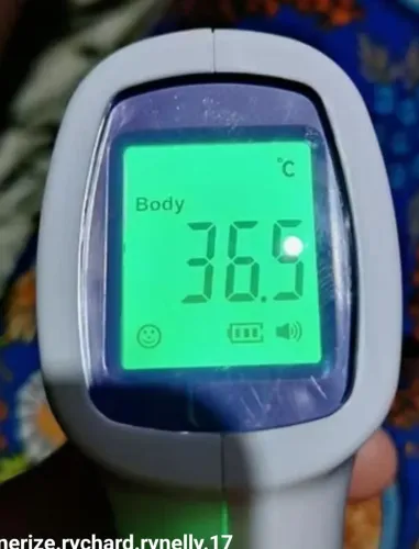 Medidor Temperatura e nebulizador portátil