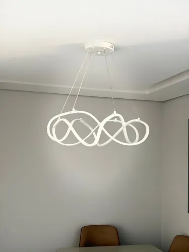 Lustre led branco 