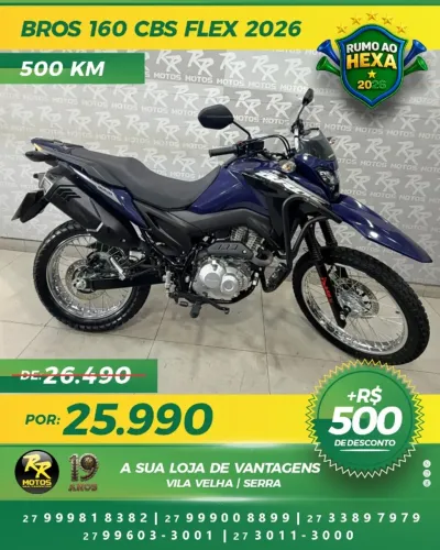 Moto Honda BROS 160 2026
