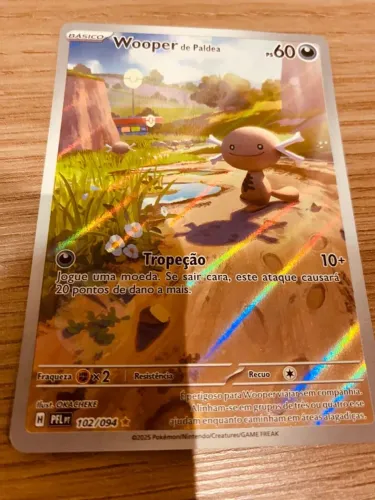 CARTA POKÉMON Wooper de Paldea (102/094)FOIL