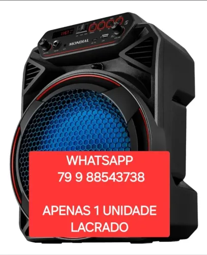 CAIXA DE SOM MONDIAL 150W ! PREÇO DE CUSTO. LACRADA