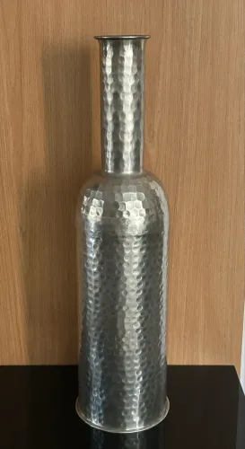 Vaso alto metalizado escamas, loja Tempori