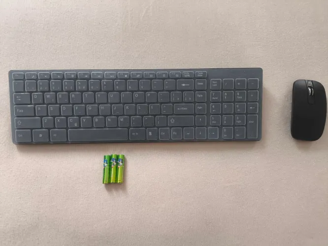 KIT TECLADO E MOUSE SEM FIO LEHMOX LEY-171