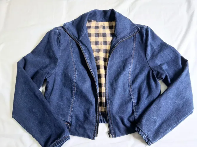 Jaqueta Jeans Feminina tamanho P