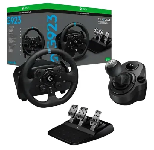 Volante logitech com câmbio g923 novo na caixa