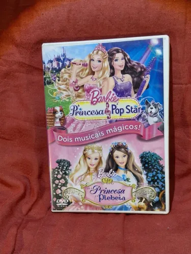 Dvd Usado: Barbie A Princesa e A Popstar & Barbie Princesa e a Plebeia