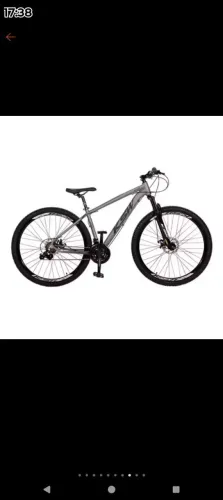 Bicicleta ksw grafite aro 29 na caixa 