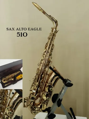 Sax Alto Eagle 510 - Sonoridade Profissional e Excelente Construção