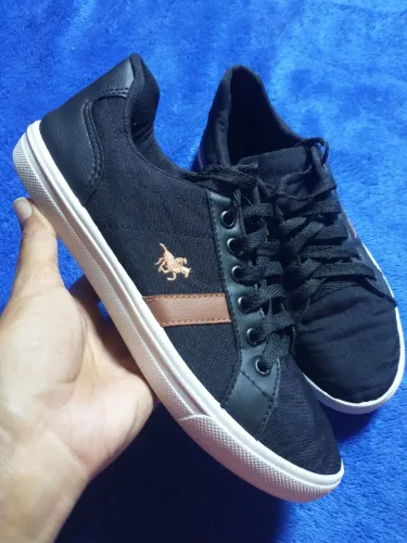 Tênis Casual Polo Kids Preto - 34/35