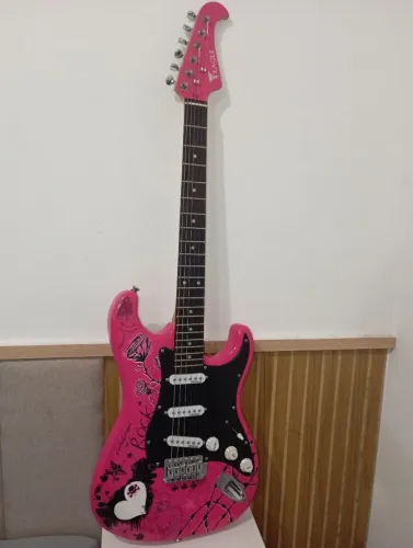 Guitarra Eagle EGP-10 Rosa