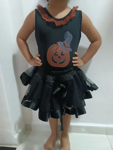 Fantasia halloween criança de 3 a 4 anos tamanho pp