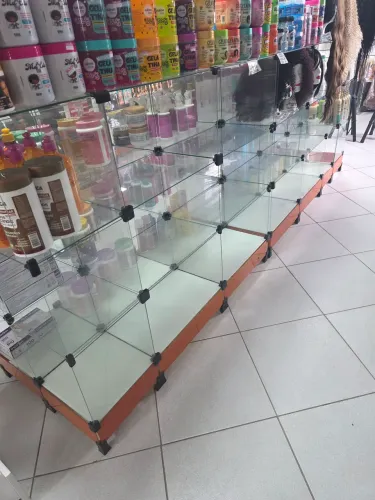 Vitrine de vidro para loja, para expor produtos