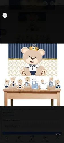 Kit Decoração para Chá de bebê menino