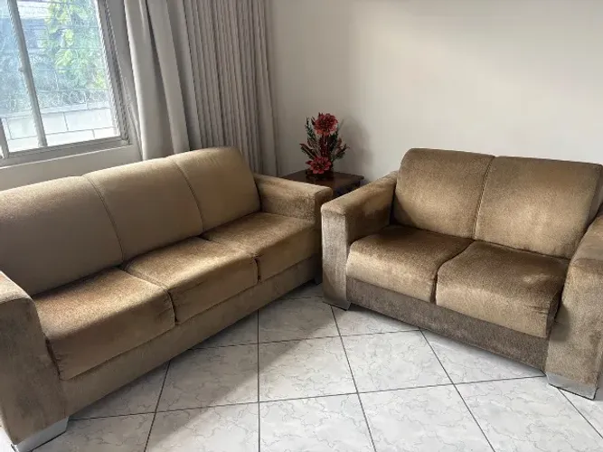 Sofá retrátil 2 e 3 lugares