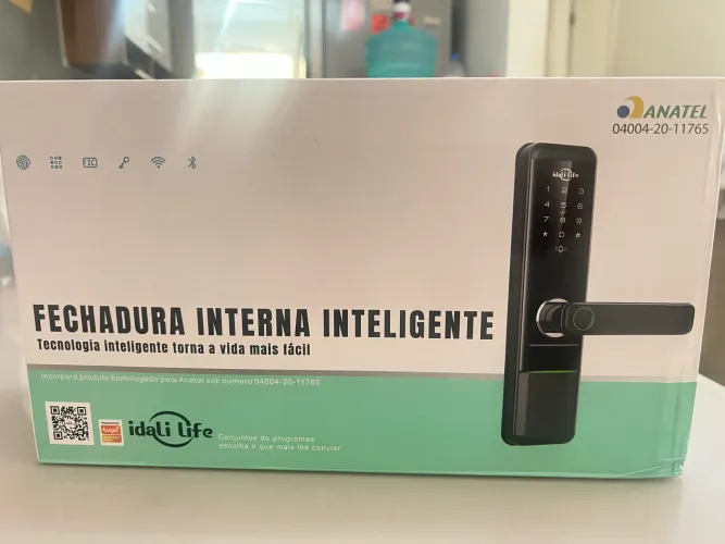 Fechadura Digital Inteligente Wi-Fi com Biometria - Nova Lacrada