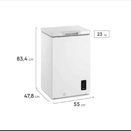 *12 vezes juros da maquina Frezzer horizontal electrolux novo 95L inverter bivolt 127/220V
