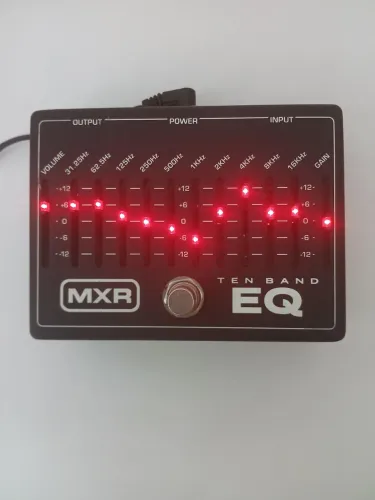 PEDAL NOVO!!! COM CAIXA E FONTE!! EQUALIZADOR (EQ) 10 TEN BAND MXR