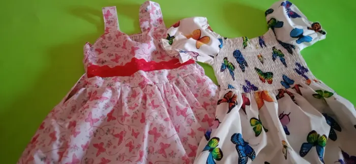 Vestidos Borboletas Infantis