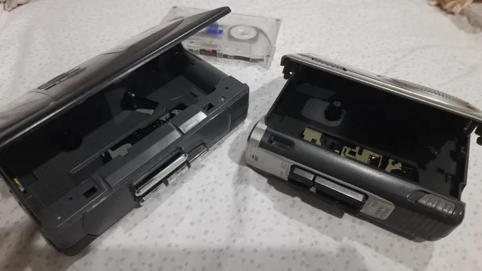 02 toca fitas gravador e walkman
