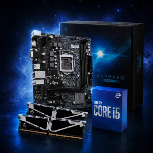 Kit Upgrade Intel Core i5 10ª Gen + Placa Mãe B560M + 16GB RAM T-Force