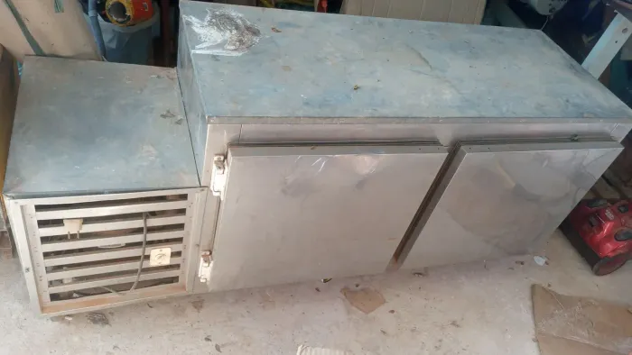 Balcão refrigerado 2 portas inox