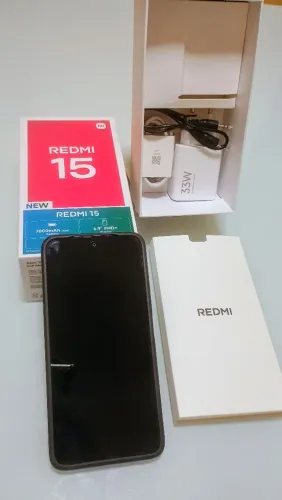 Xiaomi Redmi 15 128GB / 6GB RAM - Midnight Black (Na Caixa)