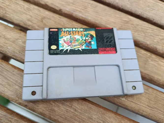 Cartucho Super Nintendo Mario original anos 90