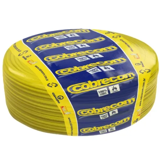 Cabo Flexível Cobrecom 2,5mm 750v Rolo Com 100 Metros 