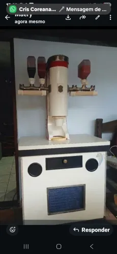 Máquina de sorvete da infância 
