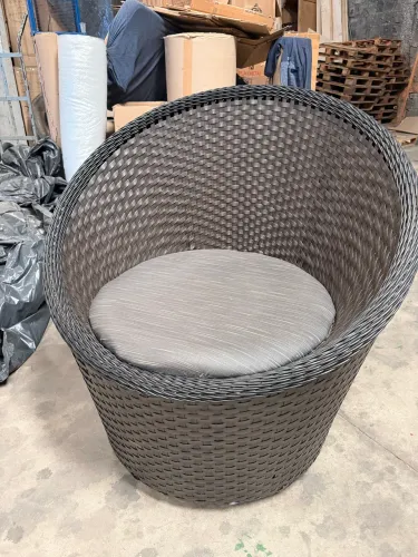 Poltronas de fibra para área externa