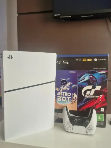 PLAYSTATION 5 SLIM MÍDIA DIGITAL IMPECÁVEL