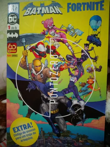 Gibi hq "Batman/Fortnite" Coleção completa de colecionador