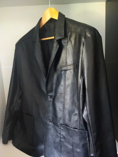 Jaqueta de Couro Masculina
