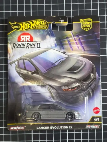 Mitsubishi Lancer Evolution IX Cinza - Hot Wheels Premium