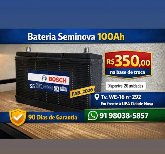 bateria Bosch heliar 100 ah