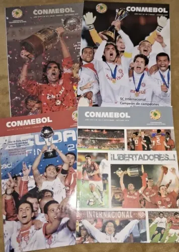 Lote Revista Conmebol Internacional Campeão Libertadores Mundial Sul-americana