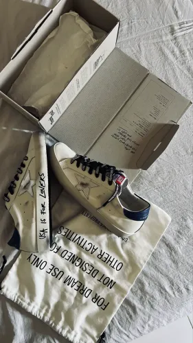 Tênis golden goose superstar branco